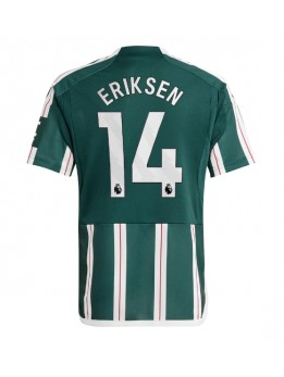 Manchester United Christian Eriksen #14 Auswärtstrikot 2023-24 Kurzarm